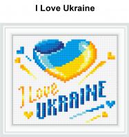 Набор Алмазной мозаики АВ 5093 Я люблю Украину полная зашивка