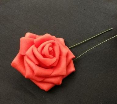 Роза на ніжці 7,5 см червона Упаковка 10шт