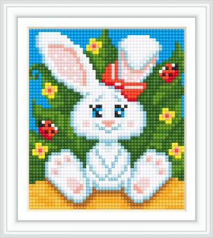Набор Алмазной мозаики  АВ 5075 Кролик  полная зашивка