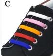 Шнурки силіконові кольорові