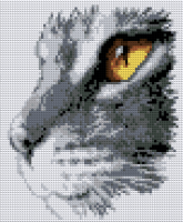 Набор Алмазной мозаики   АВ 4045 Кошка полная зашивка