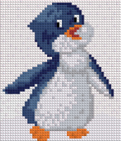 Набір Алмазної мозаїки АВ 5065 Пінгвін повна зашивання