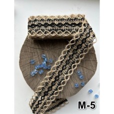 Стрічка з мішковини  4 см ( 190 см) М-5