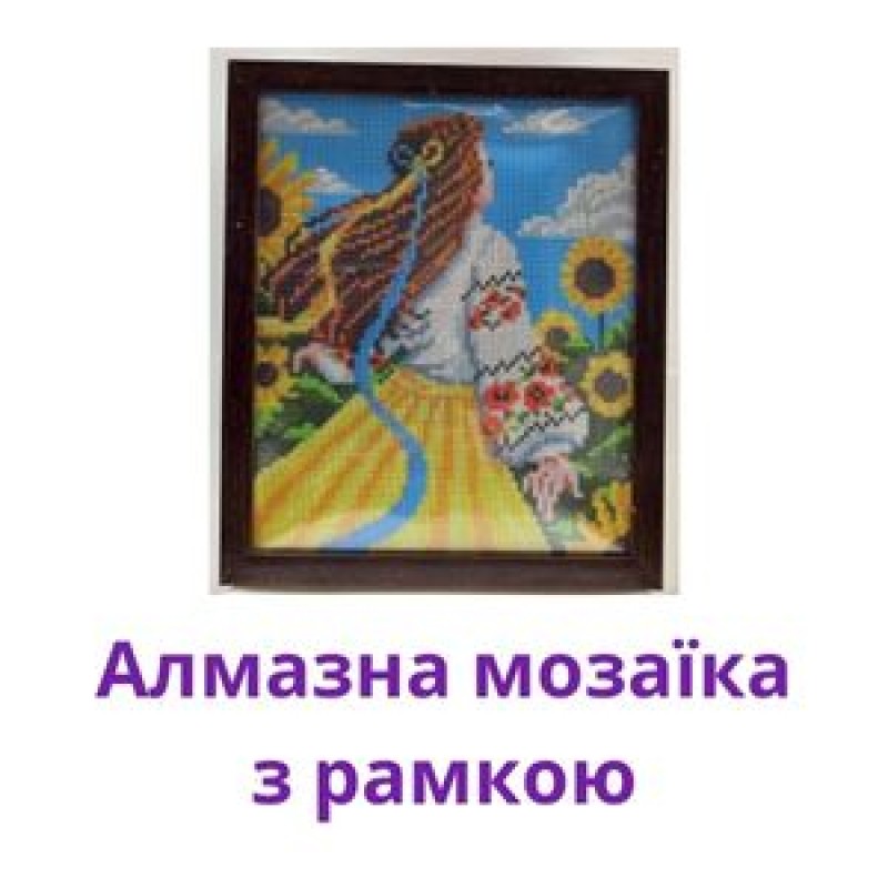 Алмазна мозаїка з рамкою